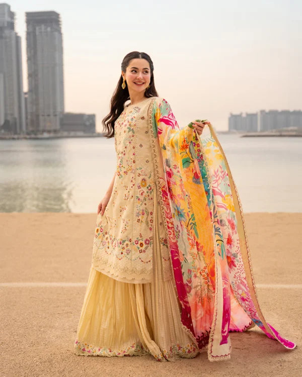 Luxury Lawn 2026 | Merjem |  Faiza Saqlain X Hania Aamir