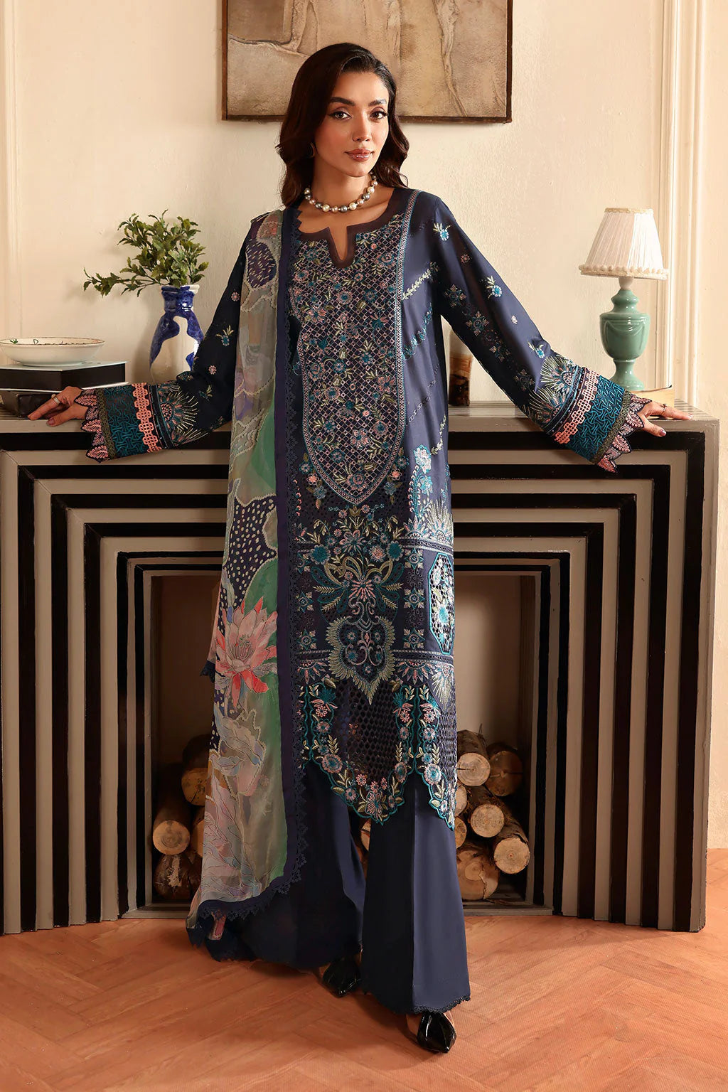 Ramsha Riwayat Luxury Lawn 2026 - Y-1411