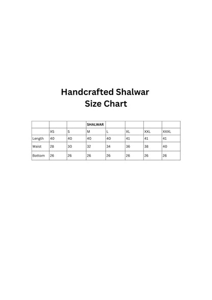 Handcrafted Shalwars by Binaf - BFS-D6