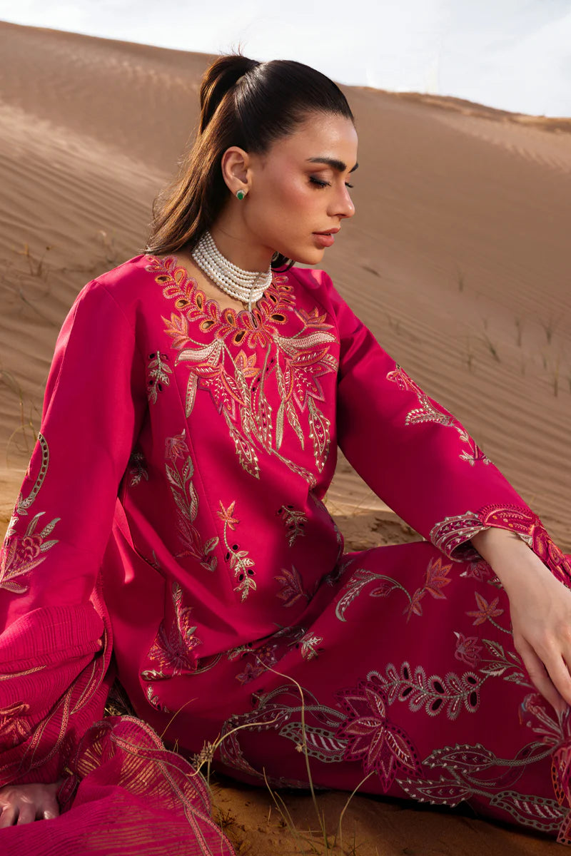 Premium Summer Lawn 2026 | D-09 SAFA |  Rang Rasiya