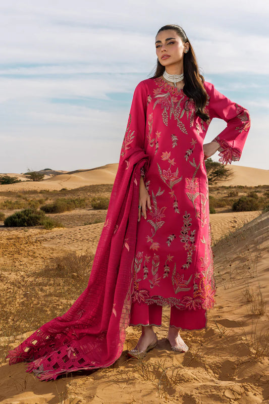 Premium Summer Lawn 2026 | D-09 SAFA |  Rang Rasiya