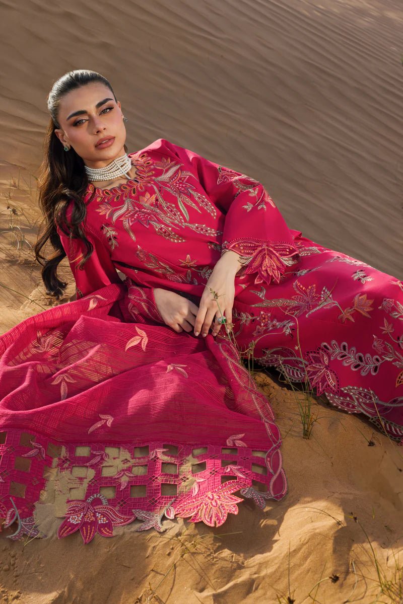 Premium Summer Lawn 2026 | D-09 SAFA |  Rang Rasiya