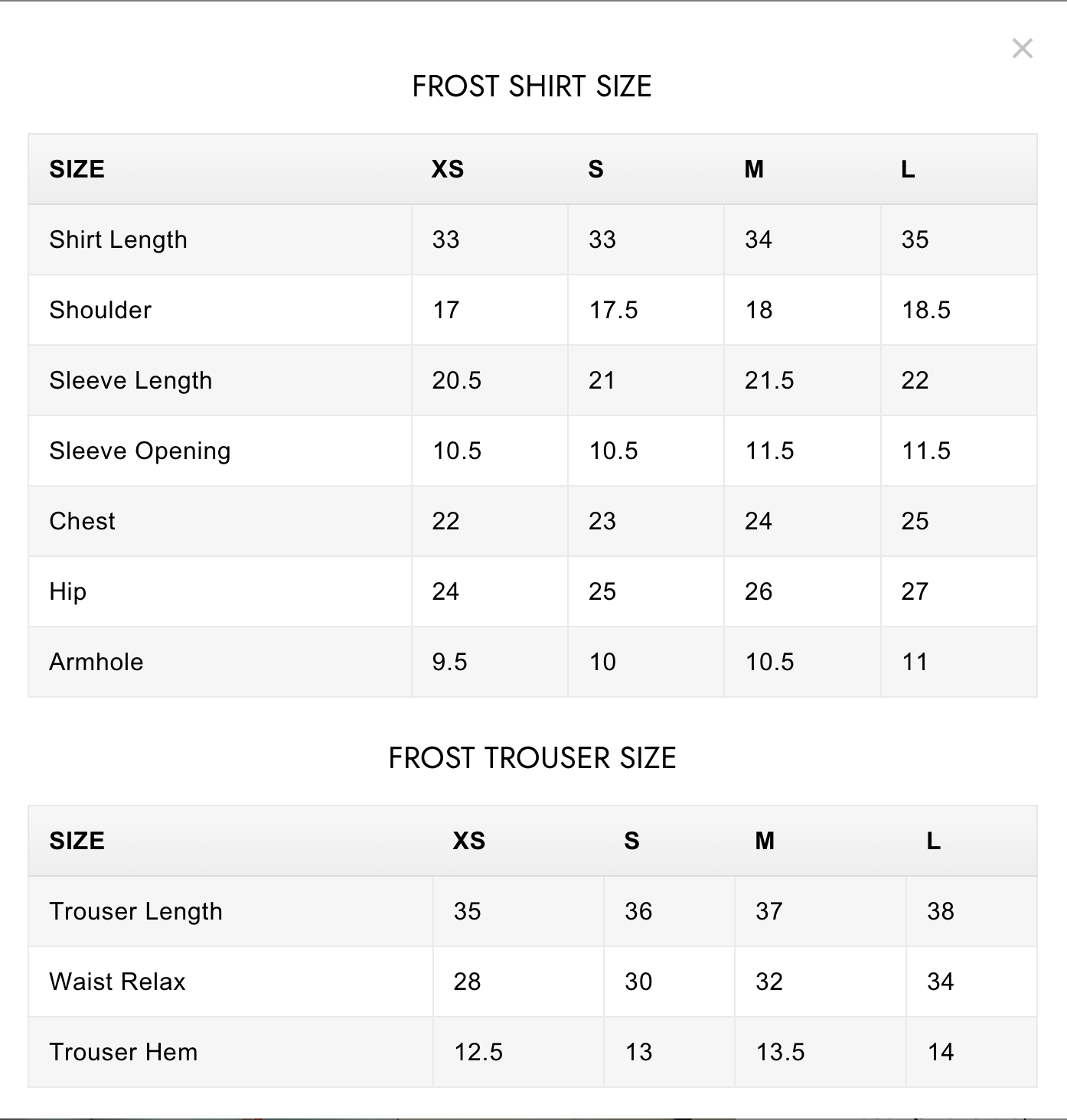 Frost - Jugnu SS'24 - Basics (RTS)