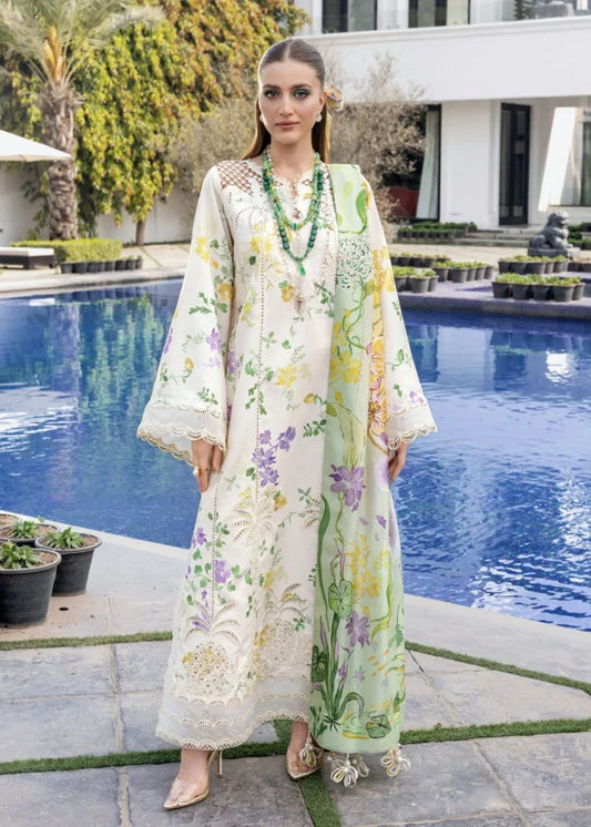 Flow Luxury Lawn | TROPIC TEASE – D4A | 2026 | Crimson