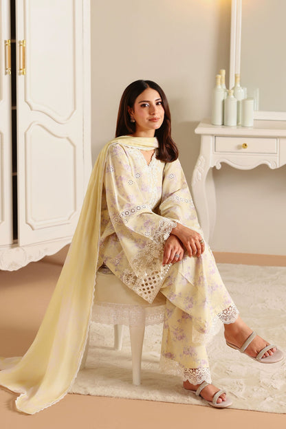 Eid Lawn Edit - II 2026 |ORCHID FLARE  | Cross Stitch