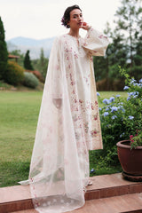 Eid Lawn Edit - II 2026 |CARAMEL CREAM  | Cross Stitch
