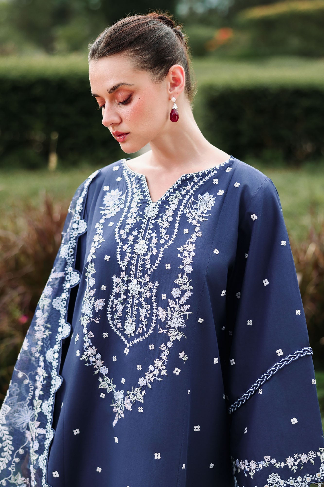Eid Lawn Edit - II 2026 | MIDNIGHT AURA  | Cross Stitch