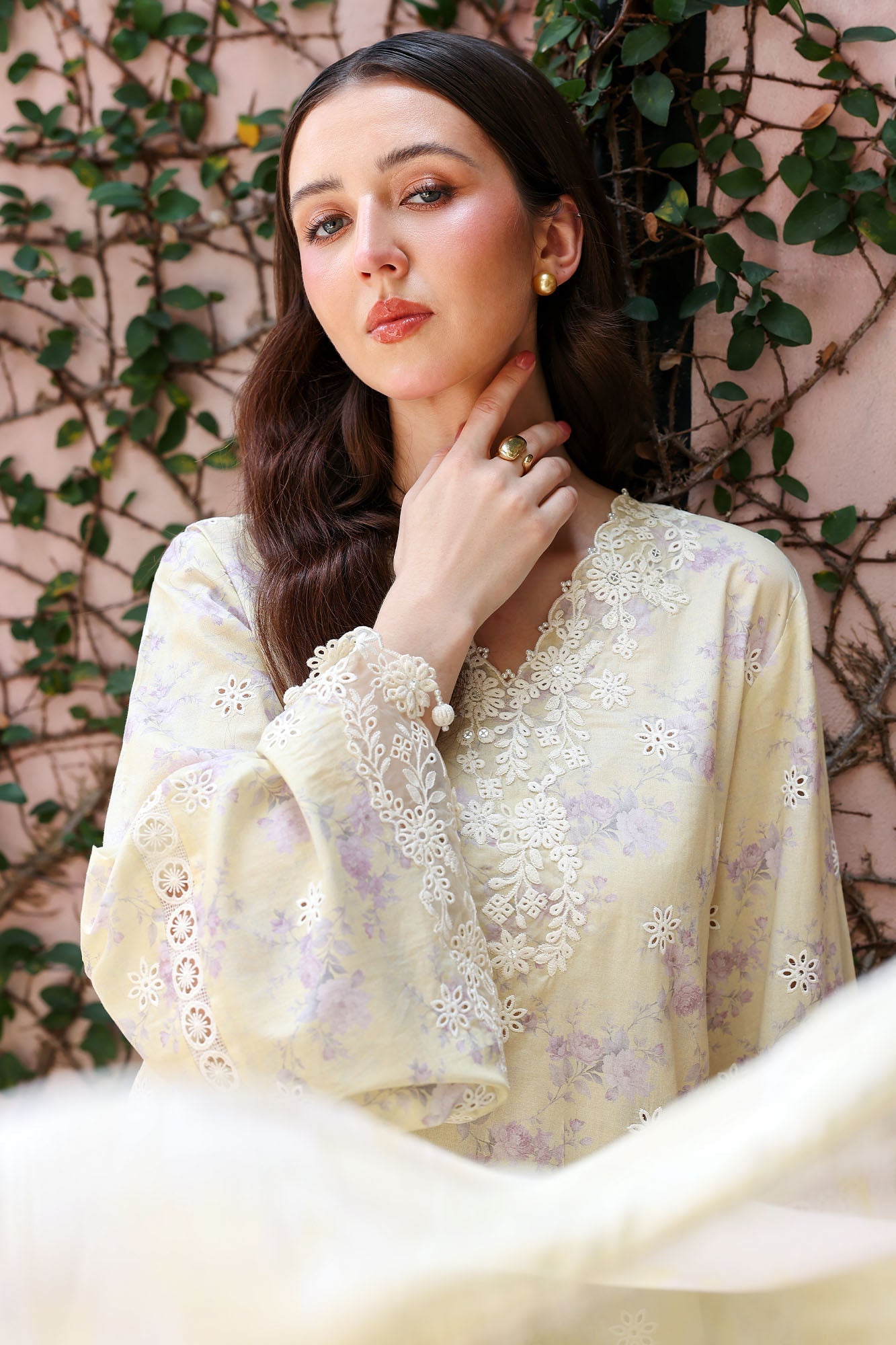 Eid Lawn Edit - II 2026 |ORCHID FLARE  | Cross Stitch