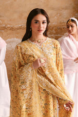 Festive Printed Lawn | 2026 | Sunlit Hue | Cross Stitch