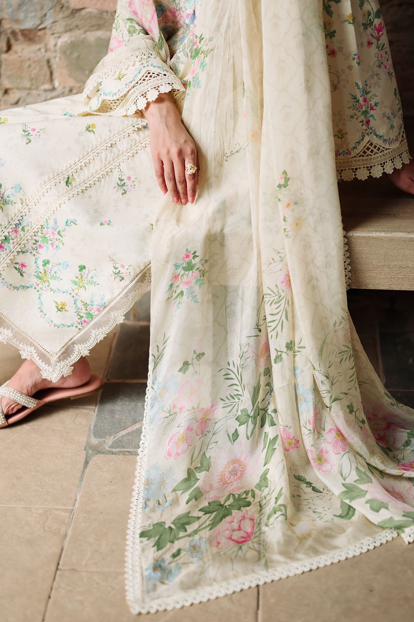 Eid Lawn Edit - II 2026 |TROPIC MIST  | Cross Stitch