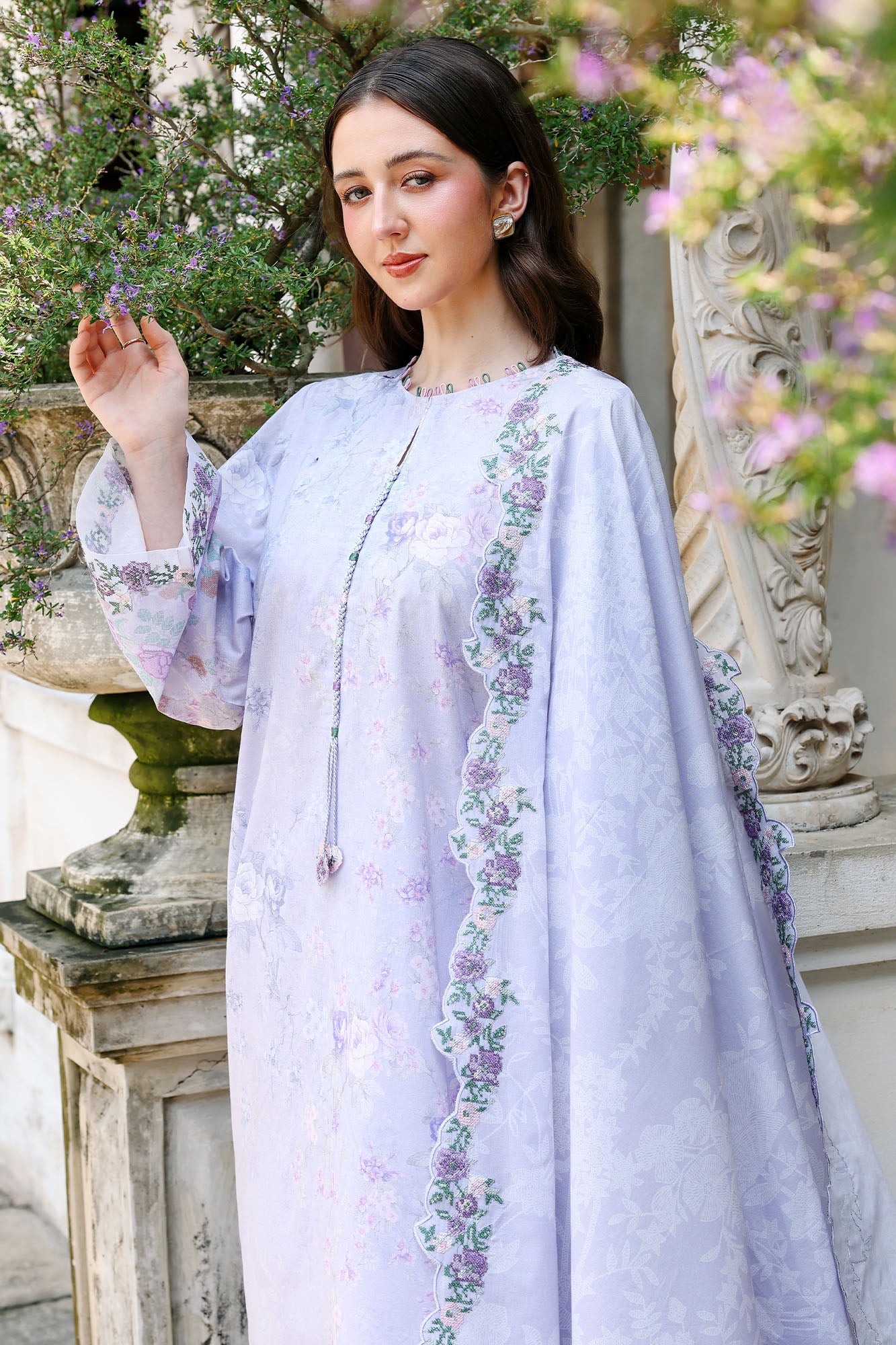 Eid Lawn Edit - II 2026 | CRYSTAL GLAZE  | Cross Stitch