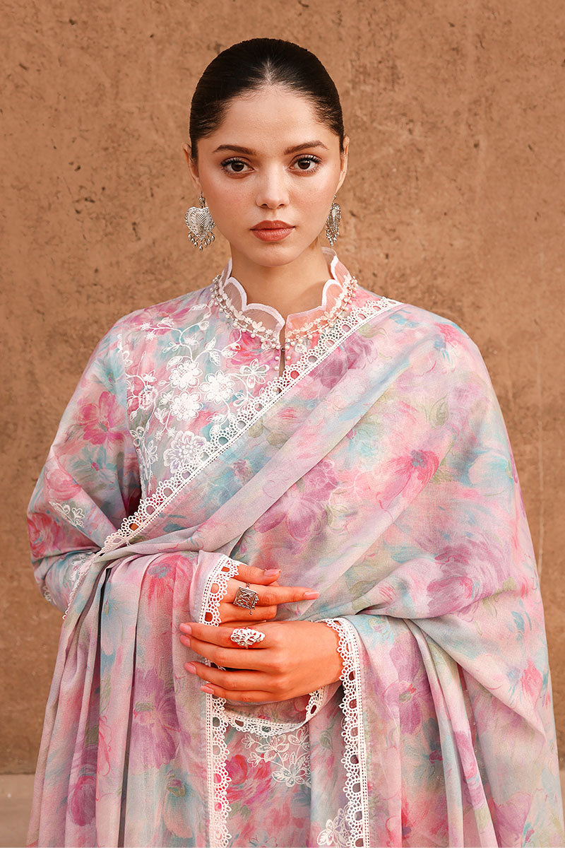 Festive Printed & Embroidered Lawn | 2026 |  Velvet Dusk | Cross Stitch