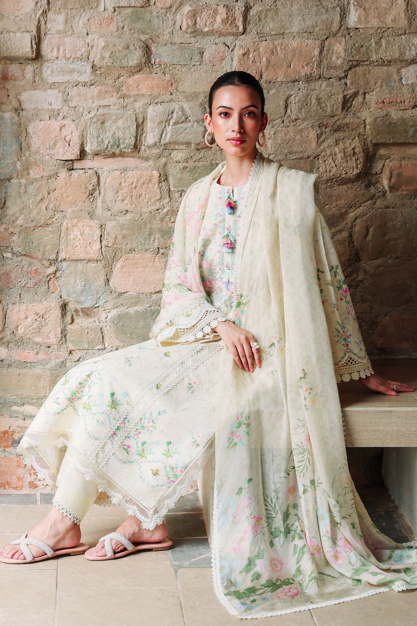 Eid Lawn Edit - II 2026 |TROPIC MIST  | Cross Stitch