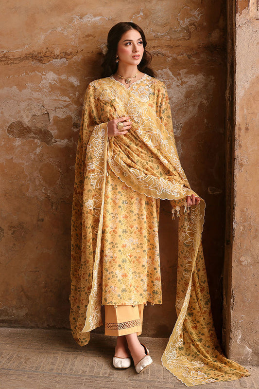 Festive Printed Lawn | 2026 | Sunlit Hue | Cross Stitch
