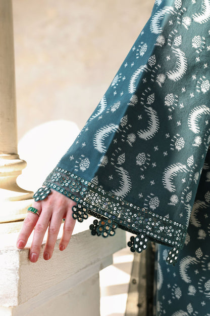 Eid Lawn Edit - II  2026 | TEAL SPRUCE  | Cross Stitch