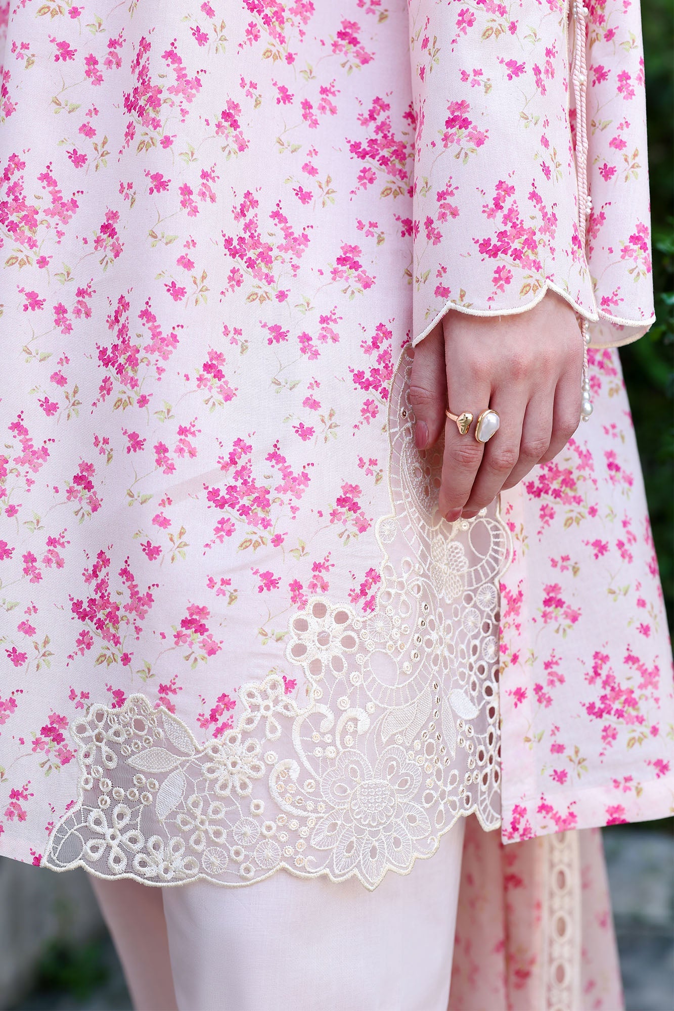 Eid Lawn Edit - II 2026 | PEACH SPRINKLE  | Cross Stitch