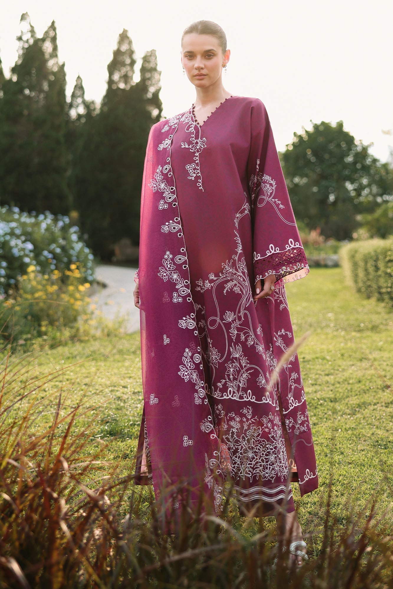 Eid Lawn Edit - II 2026 | PLUM ESSENCE  | Cross Stitch