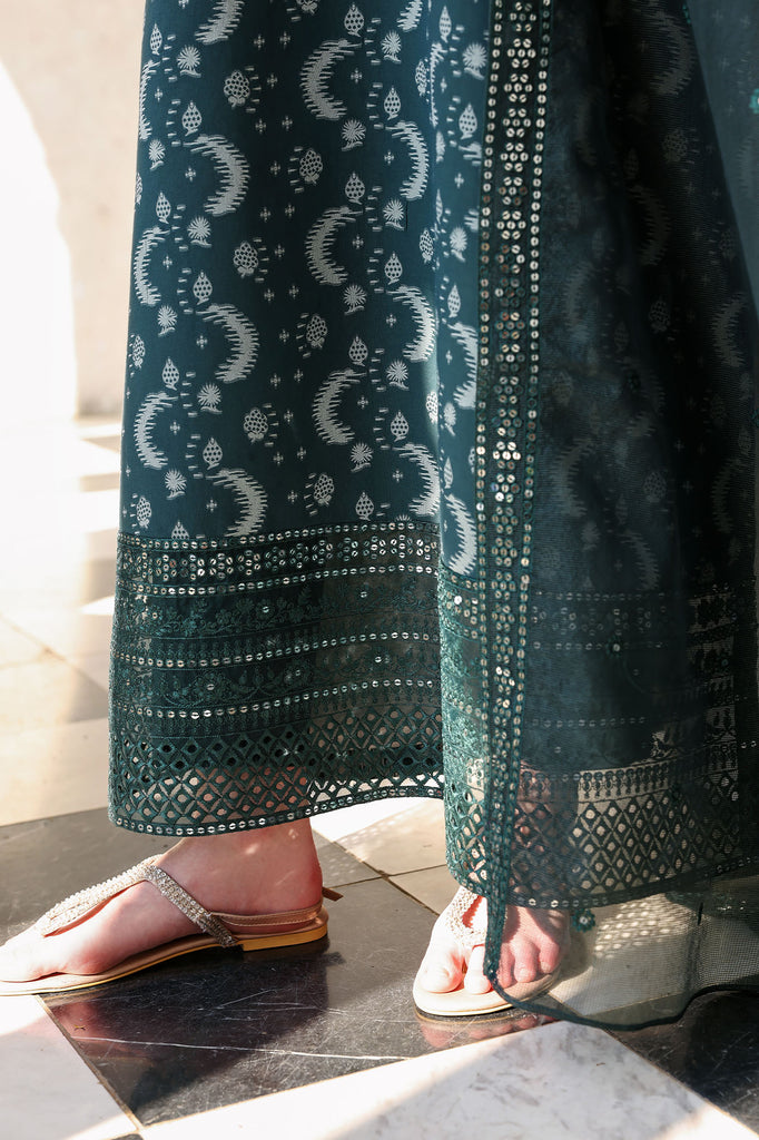 Eid Lawn Edit - II  2026 | TEAL SPRUCE  | Cross Stitch