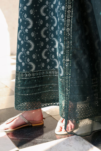 Eid Lawn Edit - II  2026 | TEAL SPRUCE  | Cross Stitch
