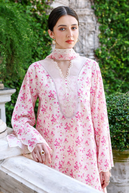 Eid Lawn Edit - II 2026 | PEACH SPRINKLE  | Cross Stitch