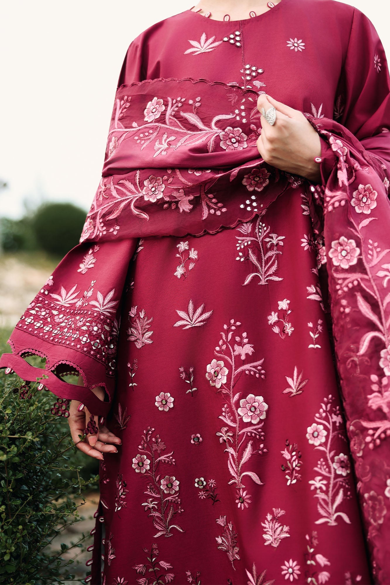 Eid Lawn Edit - II 2026 | CRIMSON ROYALE  | Cross Stitch