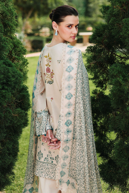 Eid Lawn Edit - II 2026 |SUBTLE BEIGE  | Cross Stitch