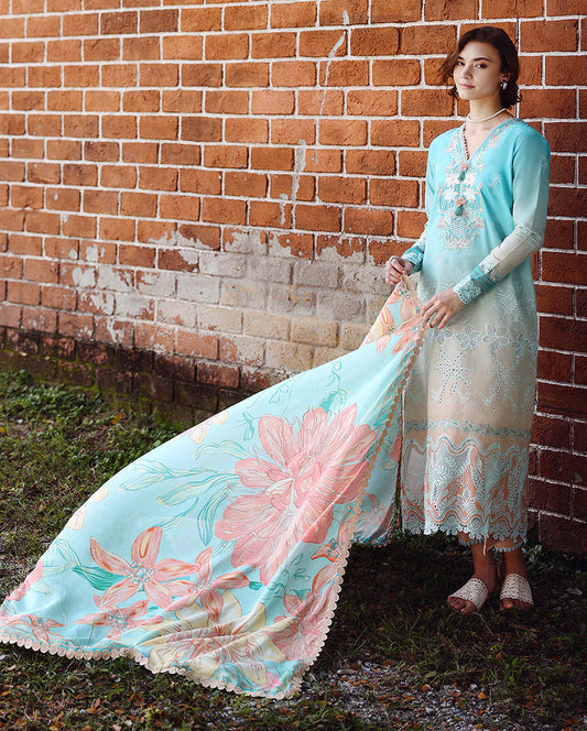 Solace Ombre Chikankari | Whispered Dawn | 2026 | Mushq