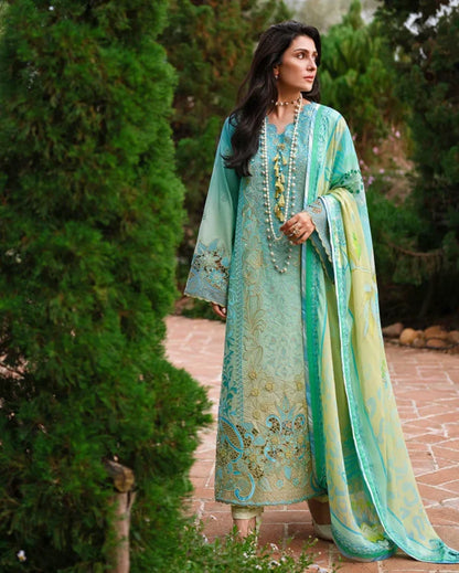 Amoi Luxury Lawn 2026 | Whispering Winds | Mushq