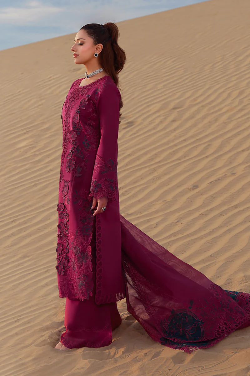 Premium Summer Lawn 2026 | D-07 ZARA |  Rang Rasiya