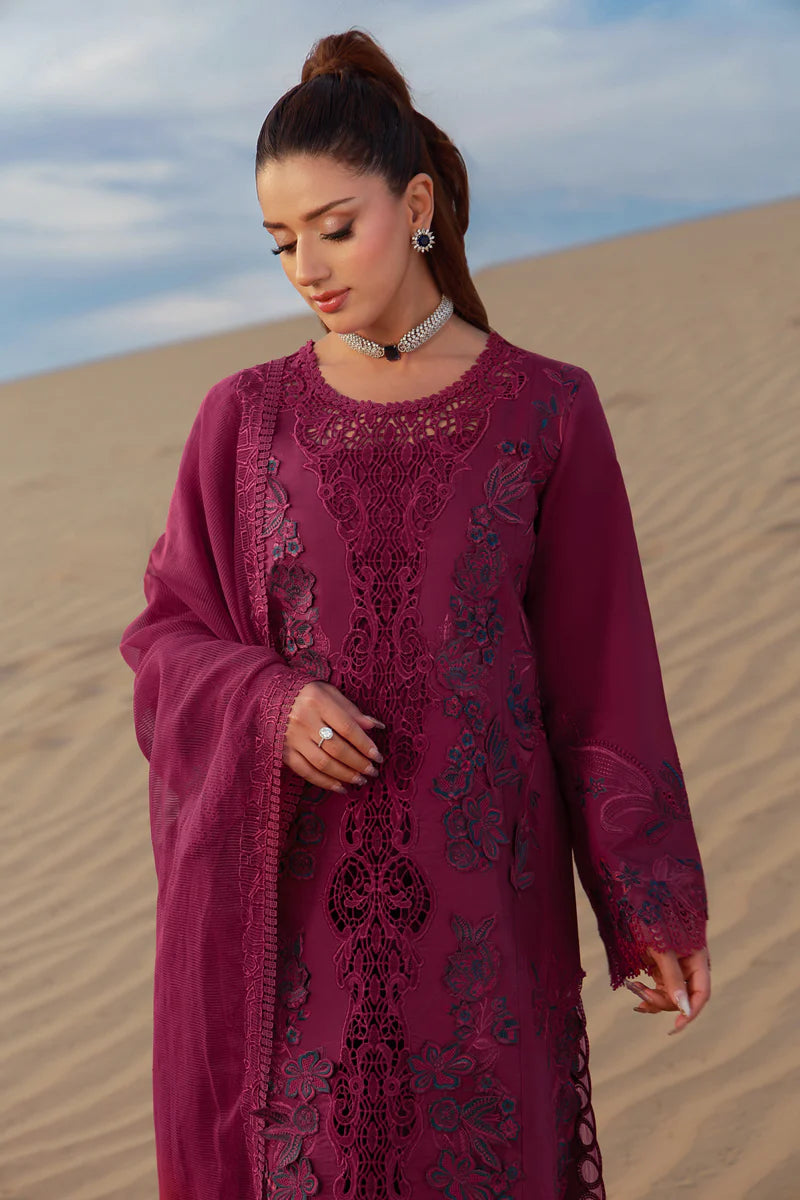 Premium Summer Lawn 2026 | D-07 ZARA |  Rang Rasiya