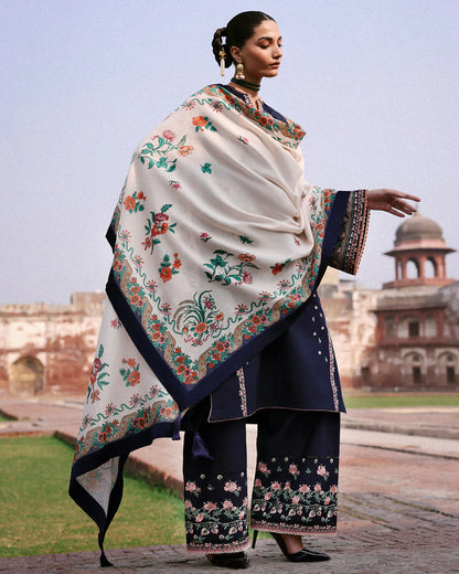 Khaddar Unstitched, AW 25- Edit II - Navi