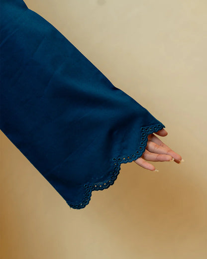 Solid Kurtas by Binaf - Blueberry