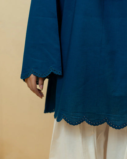 Solid Kurtas by Binaf - Blueberry