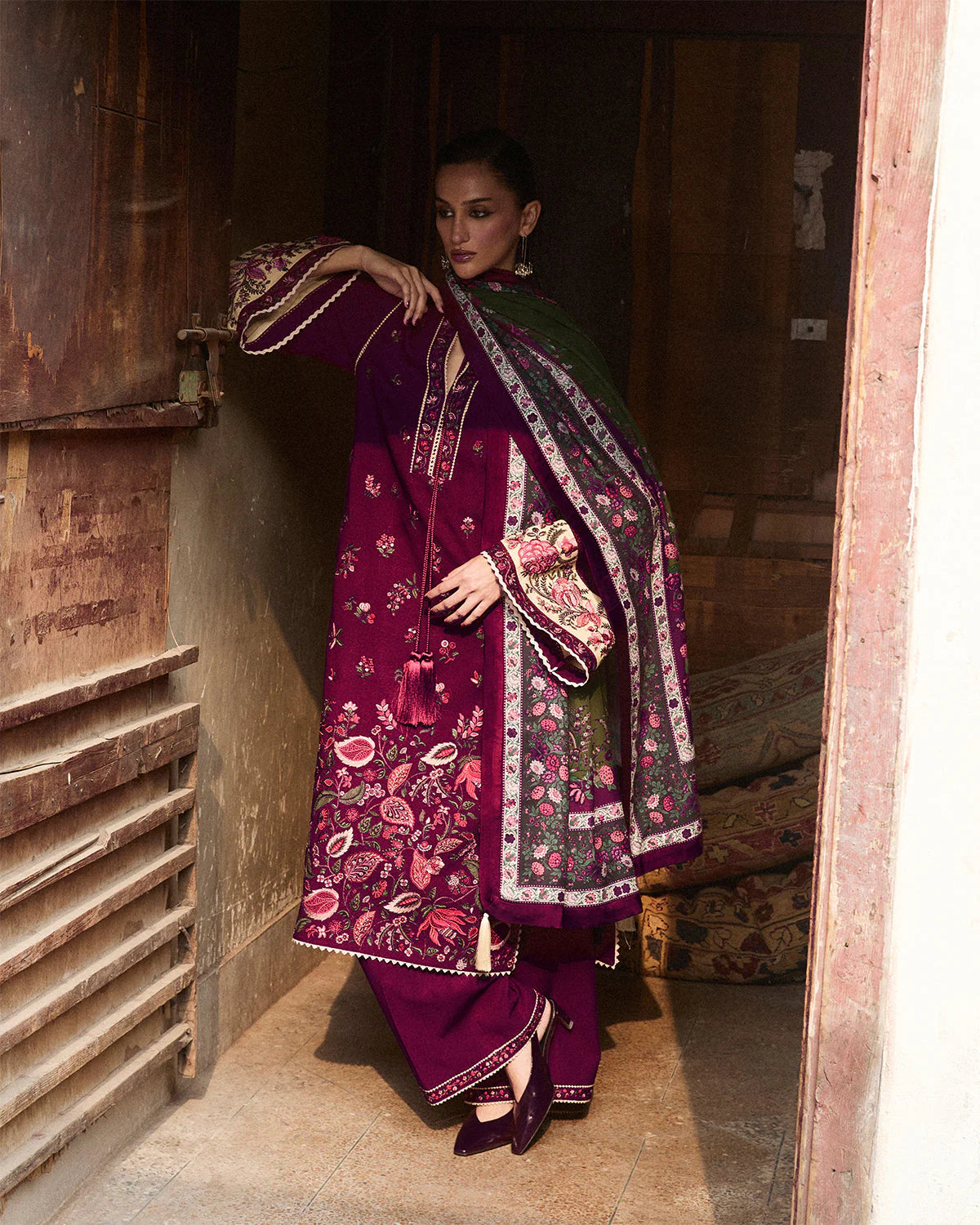 Jugnu Karandi Unstitched'25 - Tiran