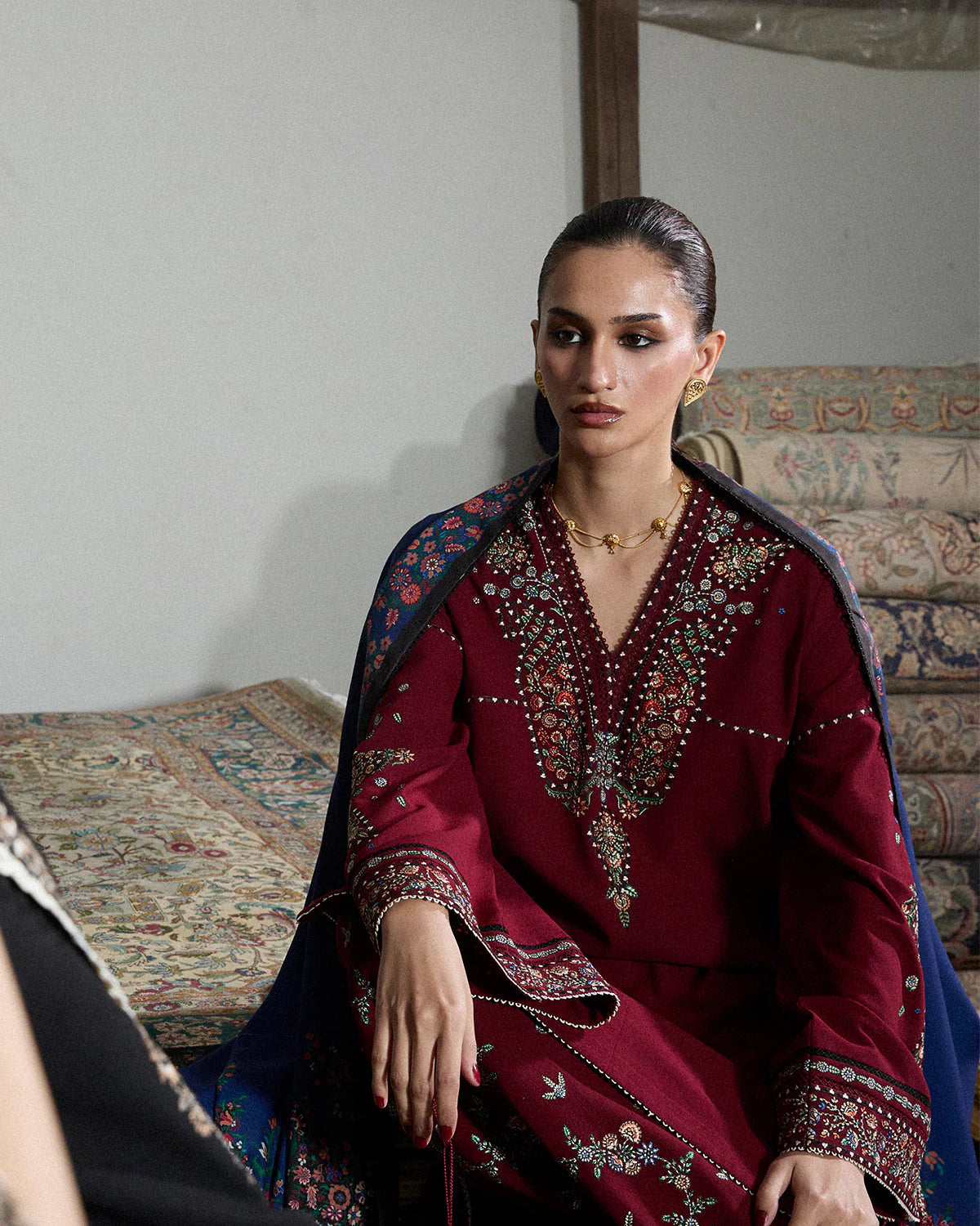 Jugnu Karandi Unstitched'25  - Rami