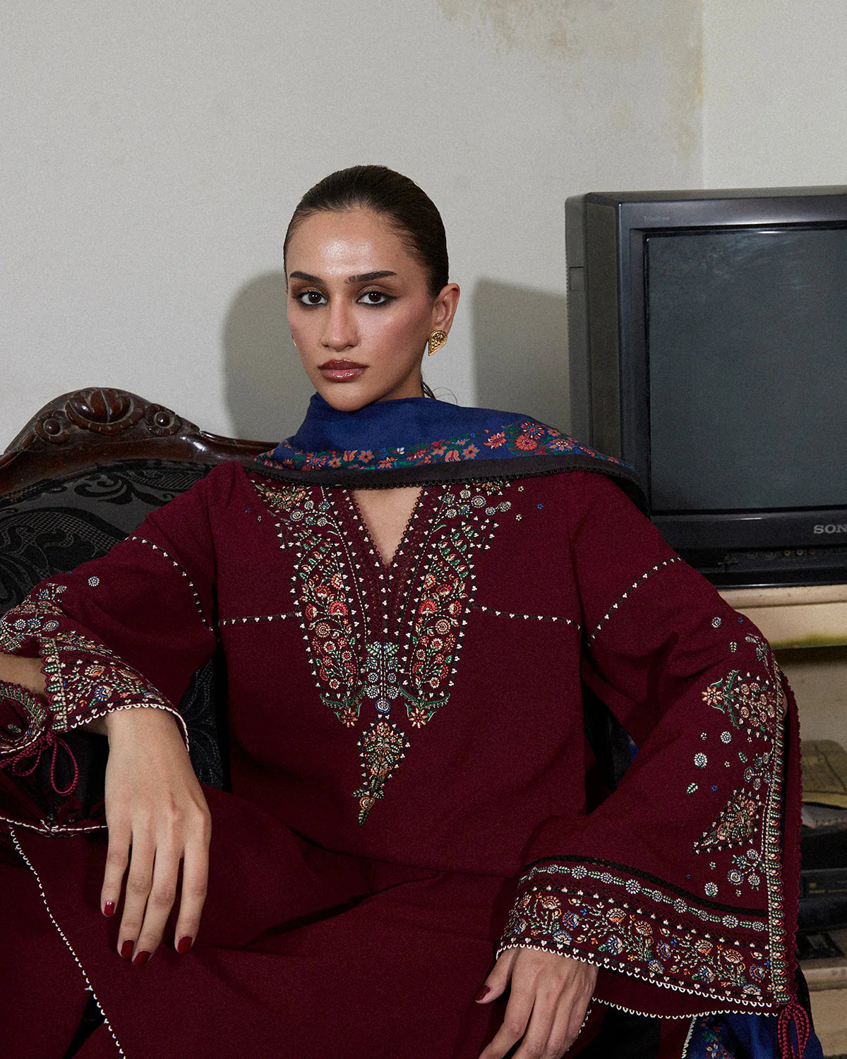 Jugnu Karandi Unstitched'25  - Rami