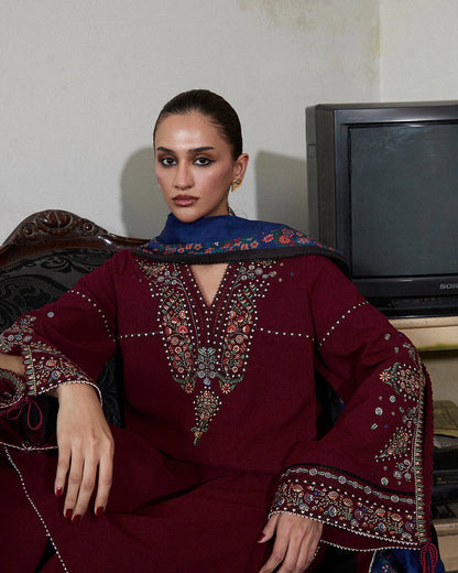 Jugnu Karandi Unstitched'25  - Rami