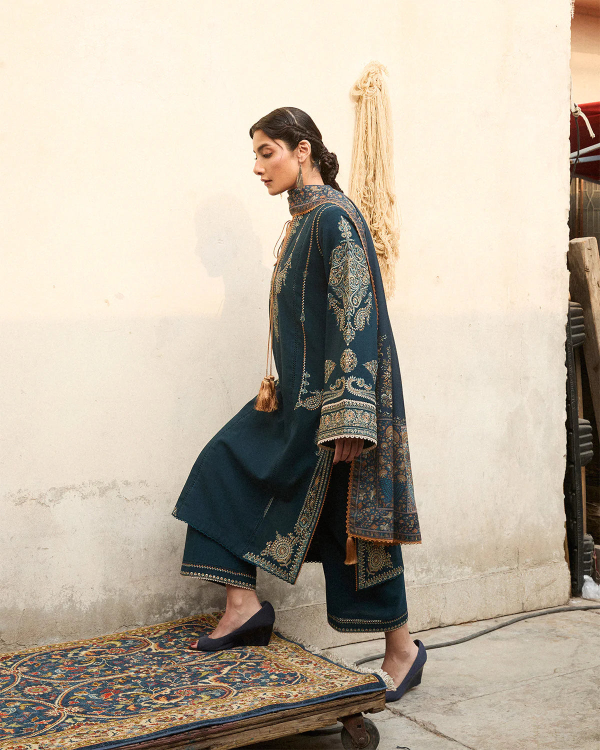 Jugnu Karandi Unstitched'25  - Niva