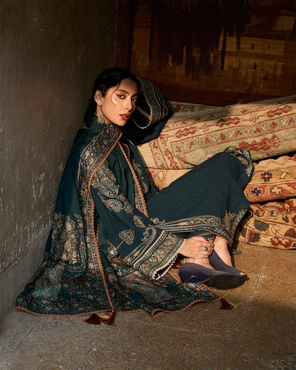 Jugnu Karandi Unstitched'25  - Niva