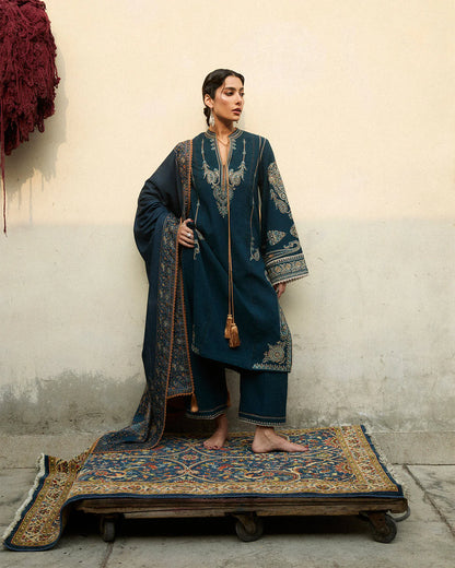 Jugnu Karandi Unstitched'25  - Niva