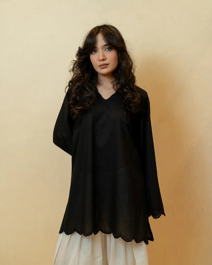 Solid Kurtas by Binaf - Blackberry