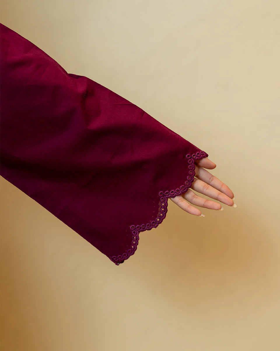 Solid Kurtas by Binaf - Plum