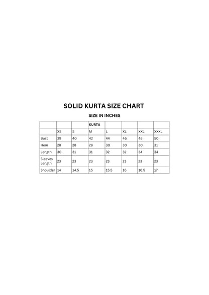 Solid Kurtas by Binaf - Blueberry