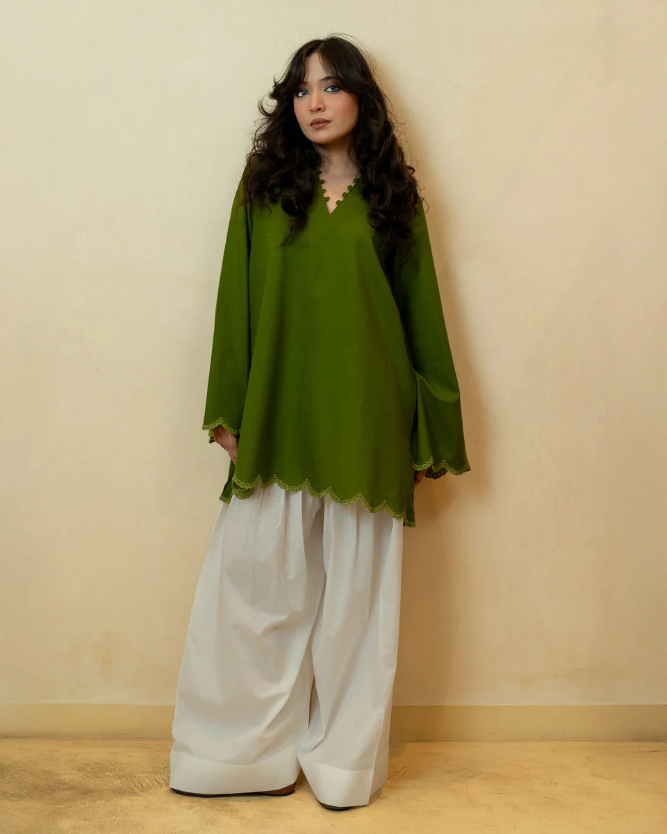 Solid Kurtas by Binaf - Kiwi