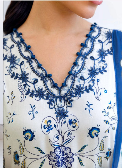 Cross Stitch Premium Satin - IVORY ORCHID