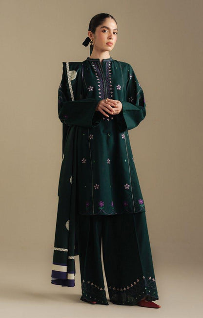 Coco Winter Unstitched 2025 BY Zara Shahjahan - Fawn-8A