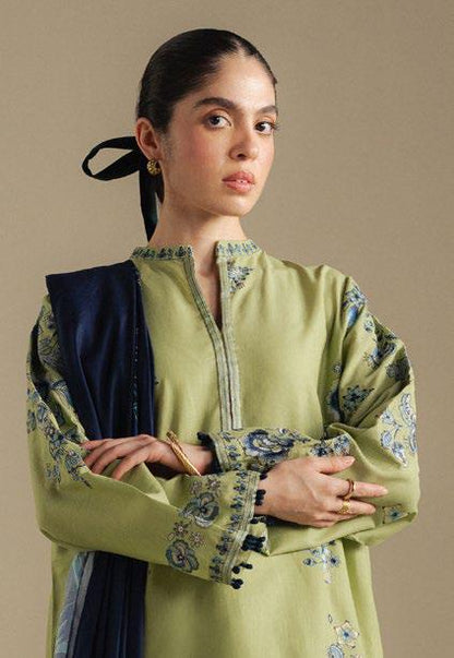 Coco Winter Unstitched 2025 by Zara Shahjahan - Snowdrop- 10B