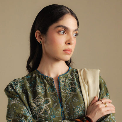 Coco Winter Unstitched 2025 BY Zara Shahjahan - Mist-2A