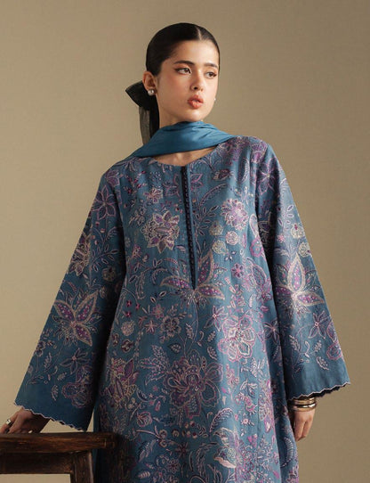 Coco Winter Unstitched 2025 BY Zara Shahjahan - Mist-2B