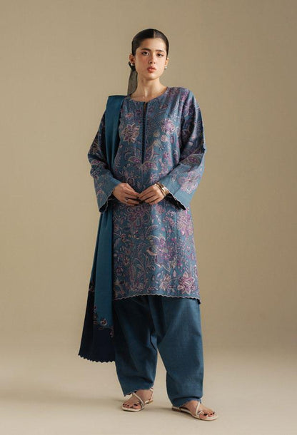 Coco Winter Unstitched 2025 BY Zara Shahjahan - Mist-2B